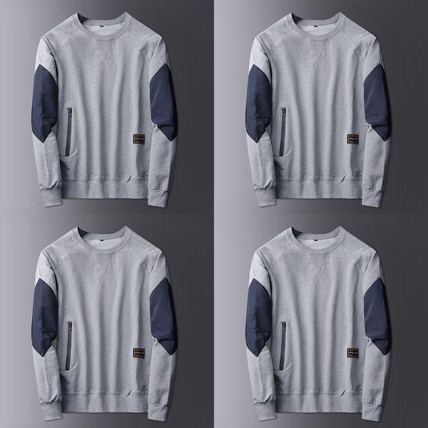 

2020 осени новой большого размера моды личность свитер sweaterautumn шея свитер мужской мода бренд свободной одежда 9fke6, Black