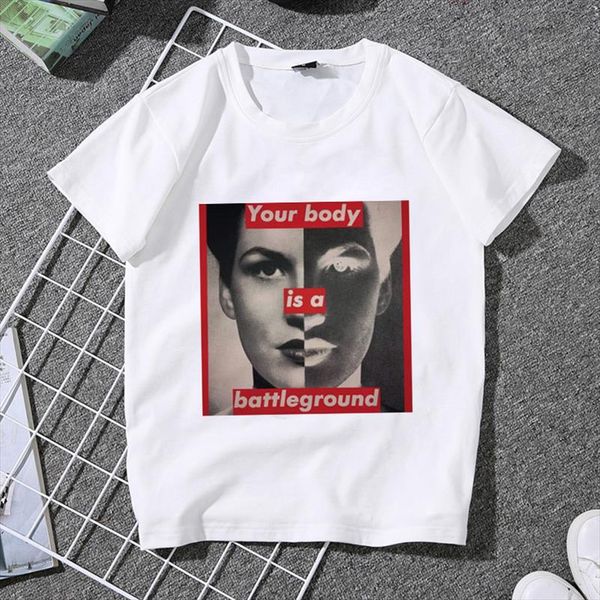 

harajuku t рубашка женщины феминизм печати бой как девушка футболка девушка силовая графика повседневная футболка гранж эстетическая футболк, White