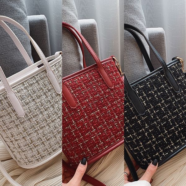 

ehems портативных женщин шерсти чистой 2020 сумка зима новое все-в-один мода шерстяного плеча красного мешок плечо женщины осень мода dqt7x