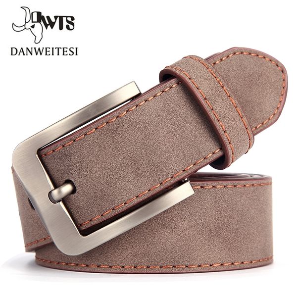 

[dwts] belts for men designer belts men male genuine leather strap ceinture homme luxe marque luxury designer y200520, Black;brown