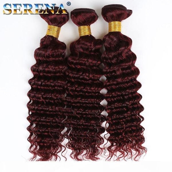 

99j bundles with closure peruvian deep wave human hair 8a virgin human hair weave wet and wavy 3 bundles with lace 13x4 frontal closure, Black;brown