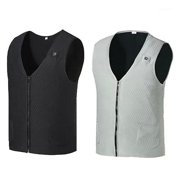 

heated zipper design allows you to wear this vest y and easily. once you slim waistcoat jacket warmer underwear winter1, Gray;blue