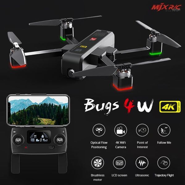 

mjx b4w bugs 4w brushless rc quadcopter with camera 4k 5g wifi gps ultrasonic optical flow positioning foldable fpv rc drone1