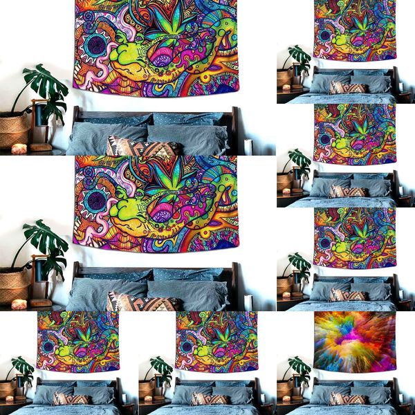 

os7o flower tapestry hippie wall mat mandala digital printed bohemia blanket bedspread beach towel hanging yoga mat blanket dwc1522