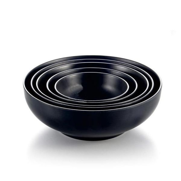 

black frost bowl melamine dinnerware big round bowl chain restaurant a5 melamine bowls melamine tableware noo jllyda dayupshop