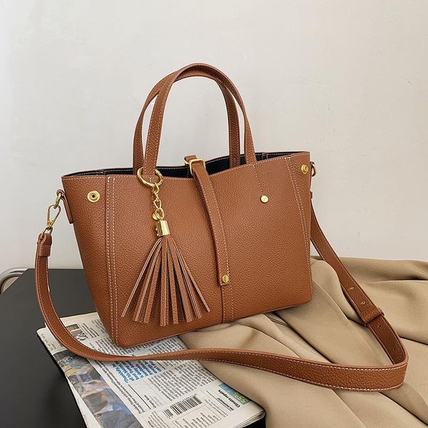 

shoulder bags for women 2021 large-capacity soft leather handbag large capacity buckle female crossbody bag
