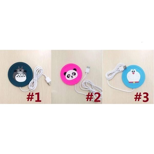

cartoon pad usb warmer silicone heater for milk tea coffee mug drinks cup mat 1 nite4