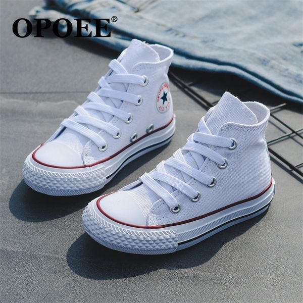 

fashion kids sneakers women casual canvas shoes boys baby sneakers female summer canvas shoes lace up ladies basket girl trainer 201113, Black;grey