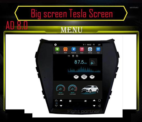 

10.4 inch android 6.0 car gps navigation dvd player autostereo for ix45 for santa fe 2013-20201