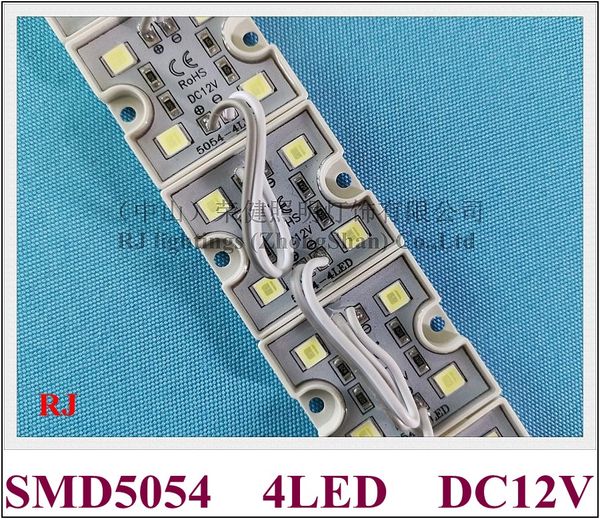 Hochhelles LED-Lichtmodul SMD 5054 LED-Modul wasserdicht DC12V 4 LED 1,6 W IP66 35 mm * 35 mm CE ROHS