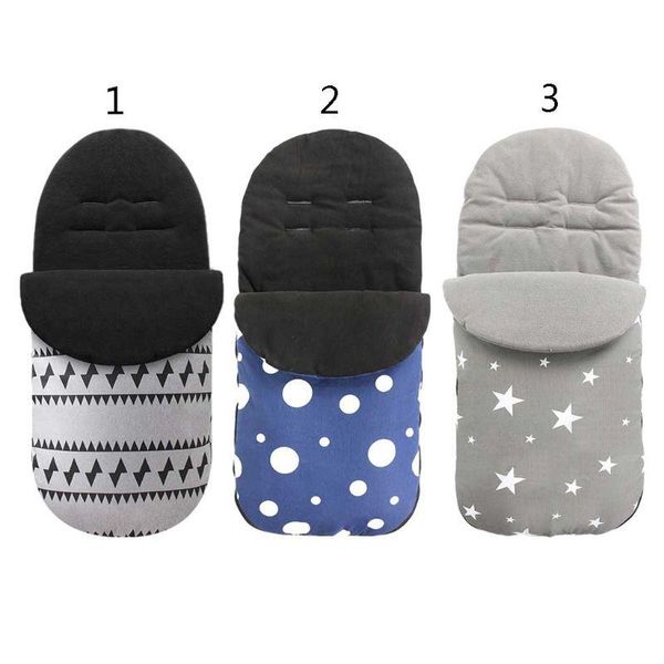 

2020 new windproof baby sleeping bag winter warm footmuff infant stroller cushion