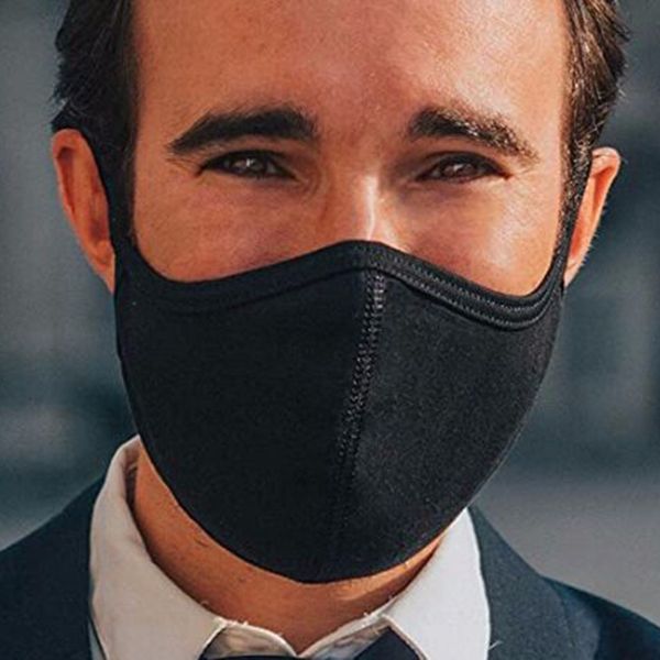 

designer protect adults black mask reusable washable for face cotton fabric mondkapjes wasbaar volwassen mascherine