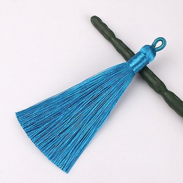 

10pcs lot 8cm cotton silk tassel for earrings charm pendant satin tassel diy jewelry making handmade pendant craft accessories h wmteds