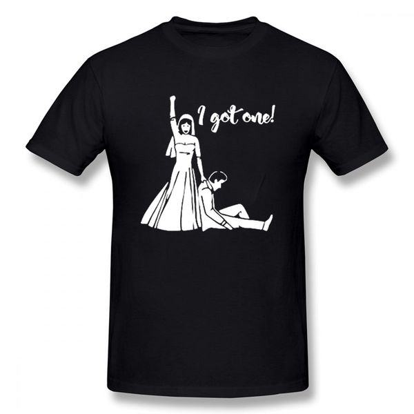 

спорт i got one wedding bride groom футболки lovers с коротким рукавом хлопок o-образный вырез рубашки новинка лета тройники весёлые tops