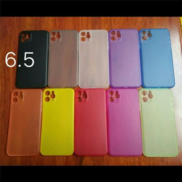 

ultra thin slim matte frosted pp phone case full coveraged transparent flexible case cover for iphone 12 11 pro max xs xr 7 8 6s plus dhl