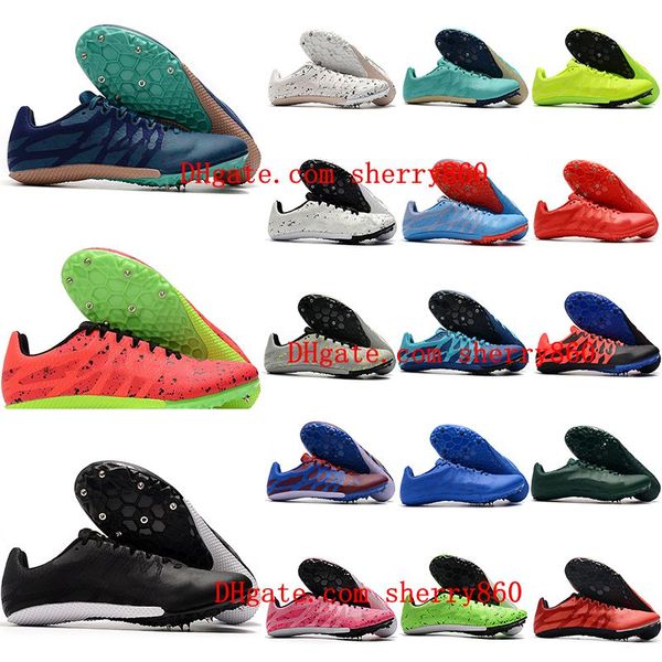2021 scarpe da calcio da uomo di qualità Zoom Rival S9 tacchetti scarpe da calcio in pelle sprint spikes scarpe da calcio