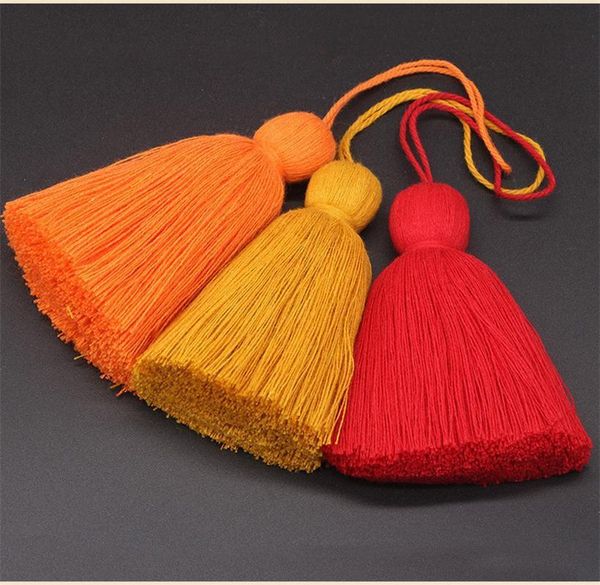 

19cm fluffy cotton fat tassel pendant home textile curtain clothing pendant tassels diy key bag bracelet necklace craft tassels h qyloic