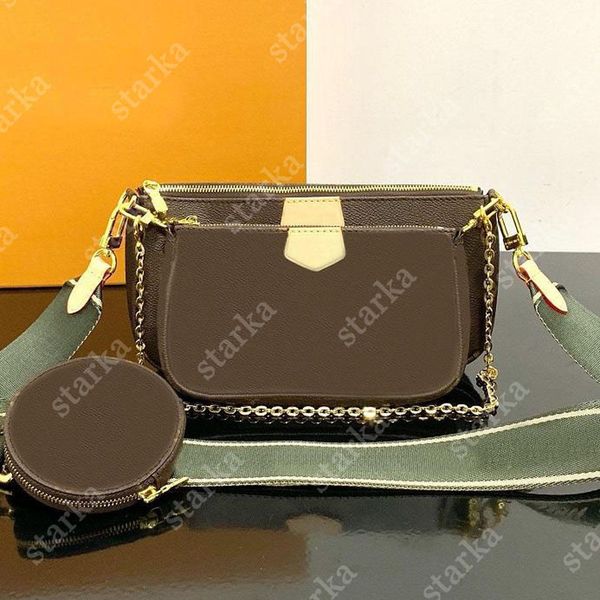 

fashion luxury designer classic women bag print letter chain bag genuine leather card wallet crossbody purse shoulder messenger