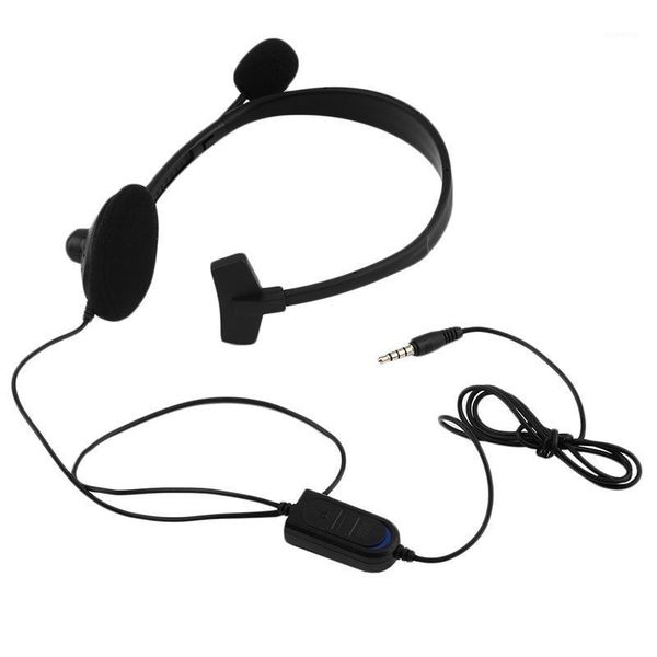 

the new one ear wired earphone headphones gaming headset with microphone noise cancelling for ps4 single ear controller earphone1
