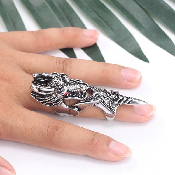 

simple and fashionable new hollow hollow geometric faucet long section ring handsome boy selection must-have gift direct, Golden;silver