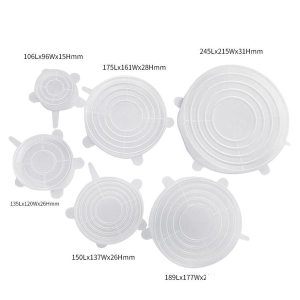 

food grade fda sile stretch lids reusable airtight food storage covers durable in dishwasher fit various qylqsb bdebaby