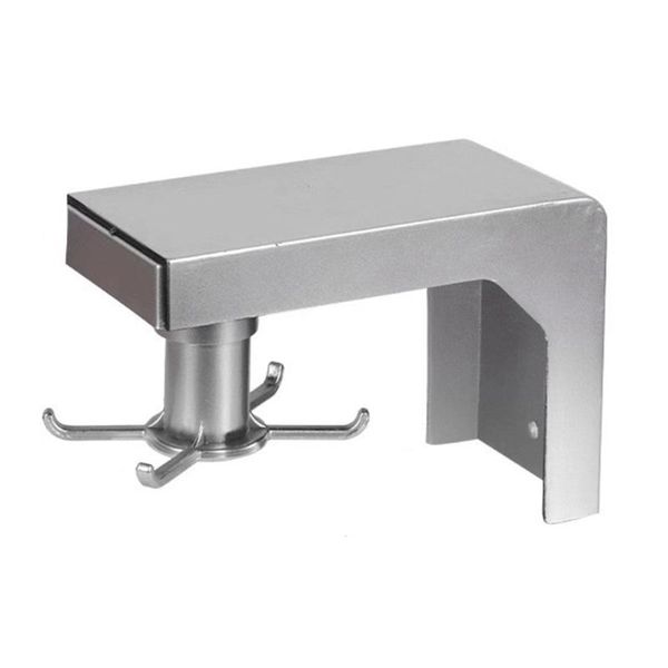 

hooks & rails glass mug durable storage rack 360 degree rotating wall mount clothes spatula kitchen shelf hanger soup ladle home restaurant