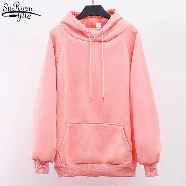 

streetwear hoodies women sweatshirt autumn long sleeve hoodies harajuku hoodie solid sweatshirt women sudadera mujer 116181, Black