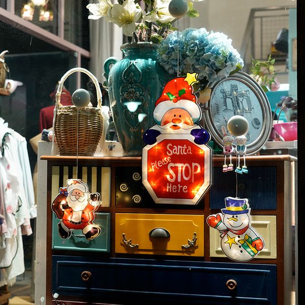 

scene snowman layout decoration and creative newsmall store light door hanging