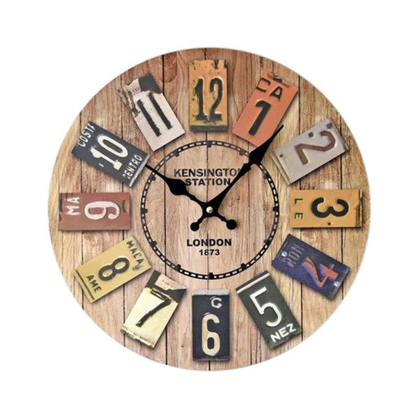 

wood european old time classic retro wall clock fashion decoration living room wall decor saat home watch gift