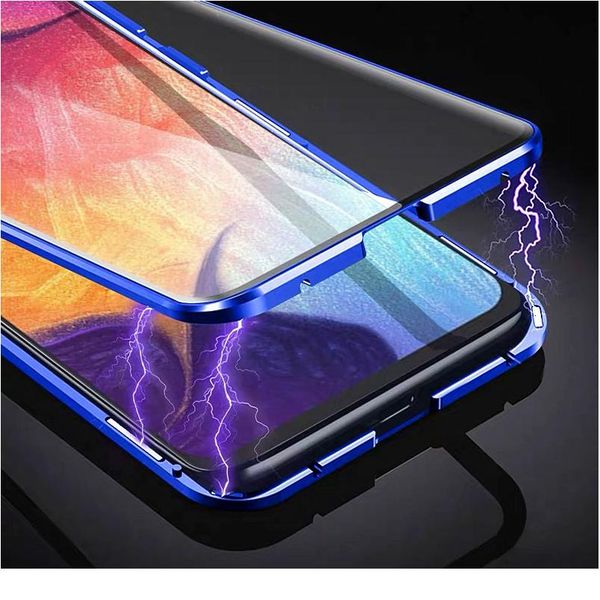 

360 full protection magnetic case for oneplus 8 t pro nord case for oneplus 7 7t pro metal frame double-sided gla wmtedg