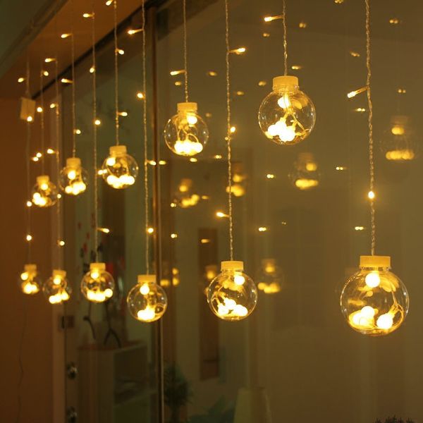 

tree ornaments ing ball curtain fairy light string christmas decorations for home new year decor xmas
