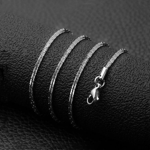 

chains fashion titanium steel blade chain necklace men and women stainless, Silver