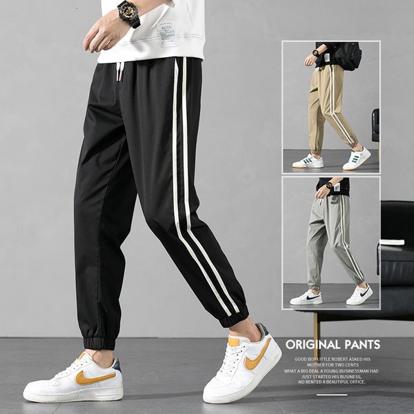 

autumn 2020 new fashion youth loose and comfortable men's casual pants cykz8835-p30, Black