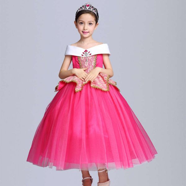 

halloween 2020 new arlo princs girls' performance drs children's skirt, Red;yellow