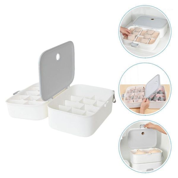

1pc compartment underwear storage box storage box practical underpants1