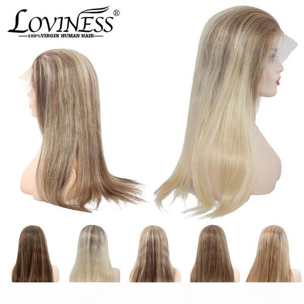 

highlight long straight 13*6 human hair curly kinky lace front wig brazilian remy ombre pre-plucked honey blonde black brown wig