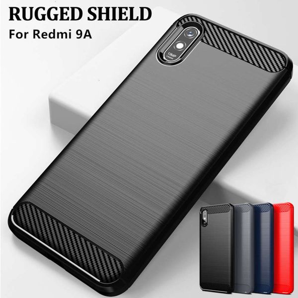 

sewqwhy is silicone shockproof carbon fiber tpu durable mobile phone cover redmi 9avtrvgt
