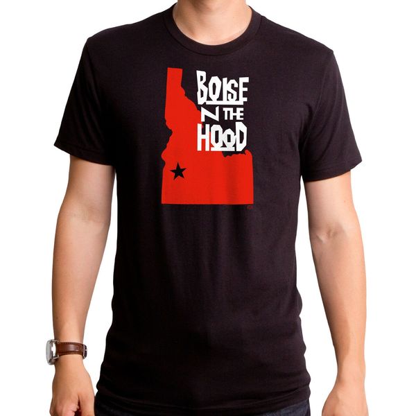 

new boise n the hood soft t-shirt s m l x 2x idaho state boys sport hooded sweatshirt hoodie