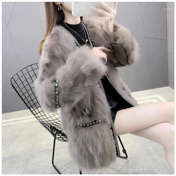 

women's faux fur coat new autumn winter artificial fur coat fashion elegant soft thick warm faux jackets h6751, Black
