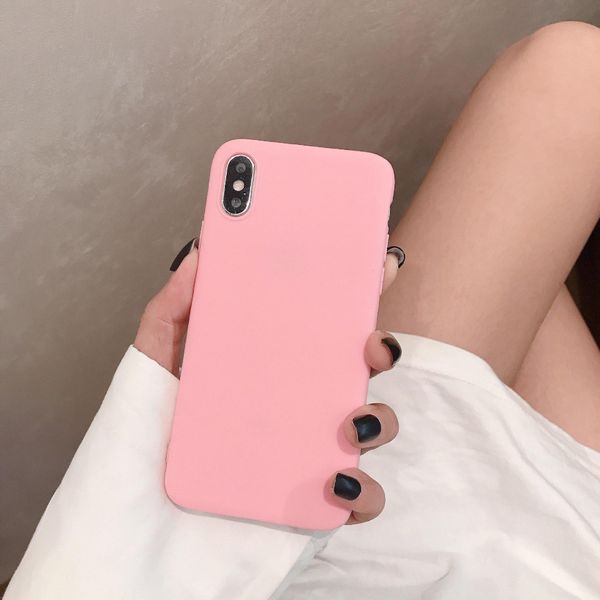 

sile solid color phone case for huawei y5 y6 y7 y9 prime 2019 2018 soft cover candy color for huawei y6 q jllknq