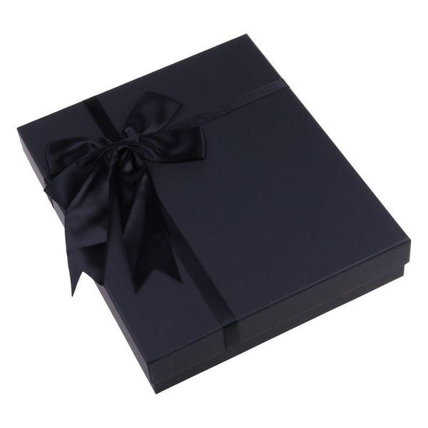 

bow tie elegant black gift box eco-friendly high-quality cardboard for weddings