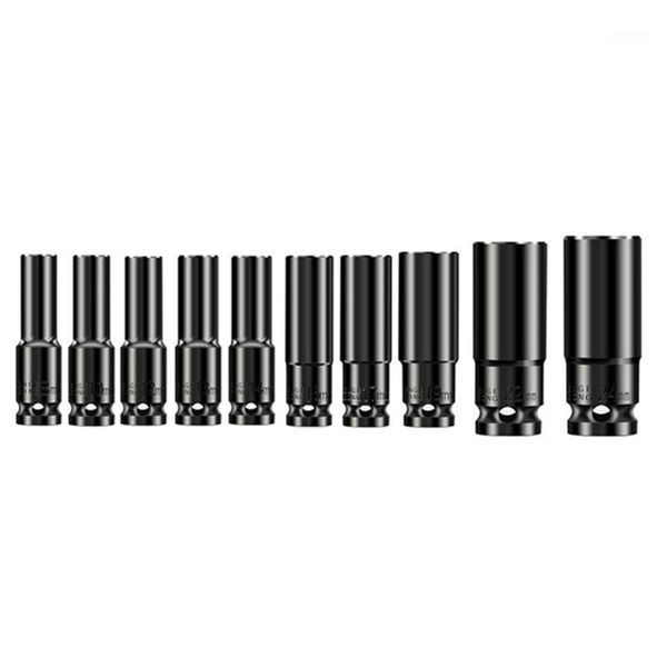 

10pcs 8-24mm 1/2 inch drive deep impact socket set heavy metric garage tool for 35ec1