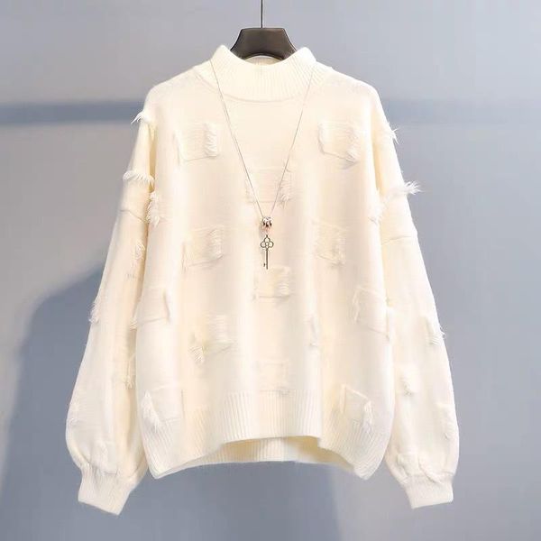 

autumn winter knit outwear long sleeve pullover korean woman sweater sweet candy color sweater woman, White;black