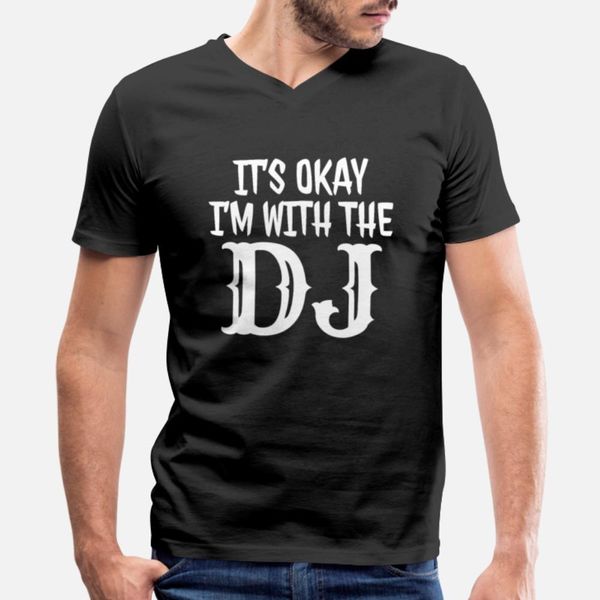 

itÂ´s okey iÂ´m with the dj party disco music club t shirt crewneck unique vintage tracksuit hoodie sweatshirt