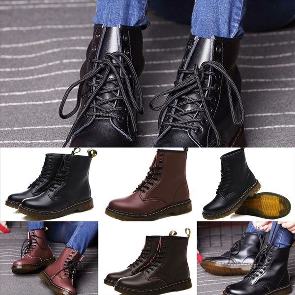 

g0p3c monolith leather nylon. rois leather boot up year p booties. removable couple leather nylon pouch thick sole boots derby boots, Black