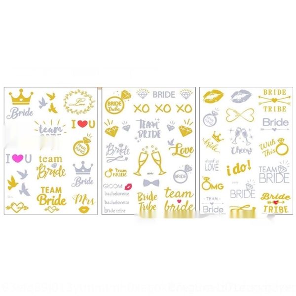 

ugwt2 waterproof bride silver stickers single sticker stickerbody tattoo sticker stickerparty gold gilt tattoo stickers yhixb
