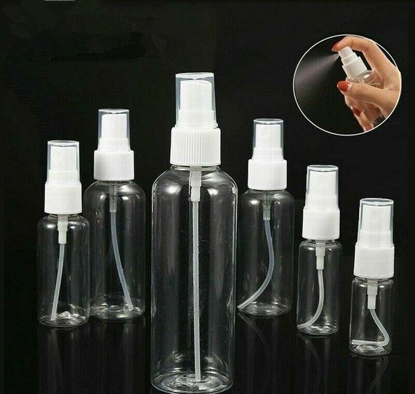 

transparent spray bottles 30ml/50ml/60ml/80ml/100ml/120ml plastic mini refillable empty cosmetic c wmtcyj bdedome