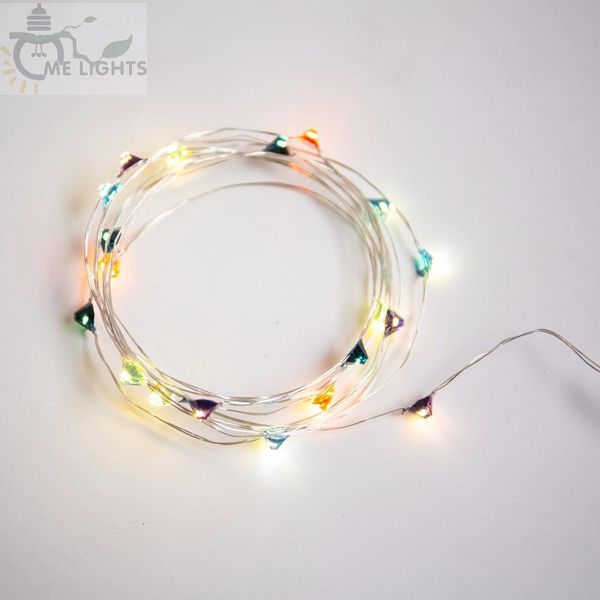 

30 led радуга алмазный фея огни строка батареек для рождественского фестиваля праздника свадьбы гирлянда украшения кпта sqcwbk