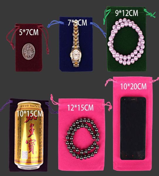 

810cm 10pcs drawstring bags jewelry phone packaging pouches wedding favor velvet bags pink flannel cosmetics storage bag bbyixs lipper