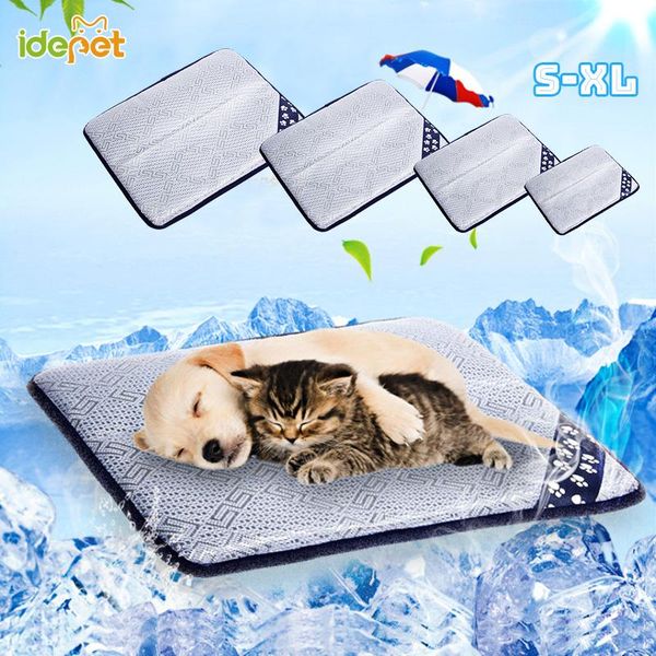 

прохладный собака сна mat cat кровати одеяло охлаждения для cat dog bed подушка для мытья рук собаководства pet travel наматрасник поставка